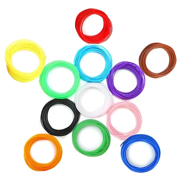 FAC 3D | REPUESTO FILAMENTO LAPIZ 3D 200 METROS 10 COLORES