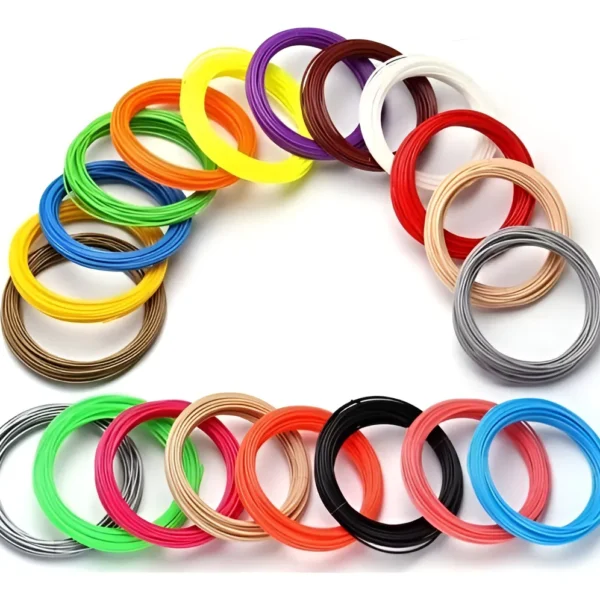 FAC 3D | REPUESTO FILAMENTO LAPIZ 3D 50 METROS 10 COLORES