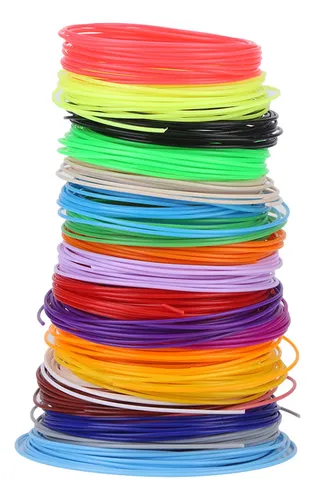 FAC 3D | FILAMENTO LAPIZ 3D X 100MTS 10 COLORES SURTIDOS REPUESTO SURTIDO