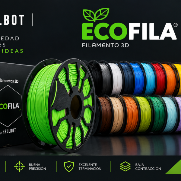 HELLBOT | FILAMENTO PLA ECOFILA 1KG 1.75